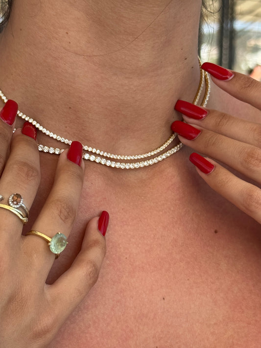 Tenisový náhrdelník